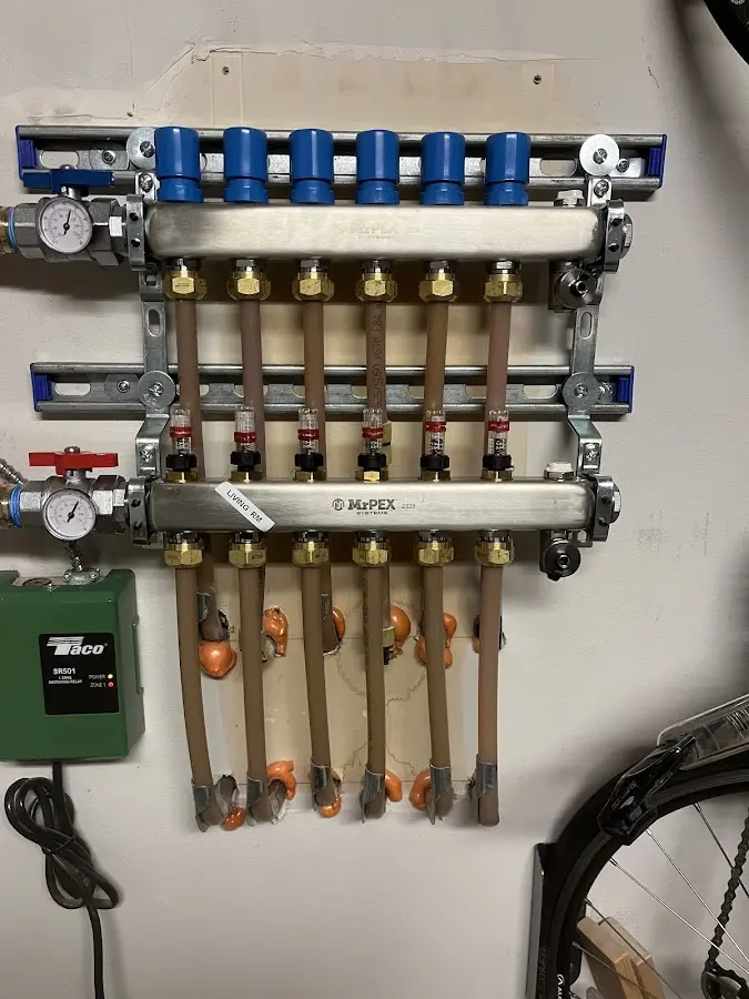 Plumber performing Gas Line Installation at a residential property in West Memphis